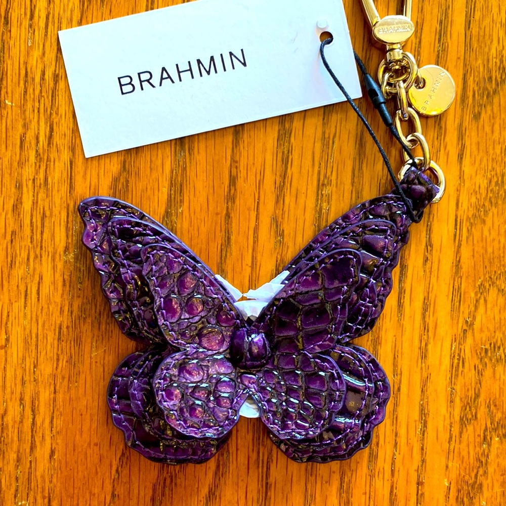 Brahmim Ultraviolet Butterfly Tassel.   NWT